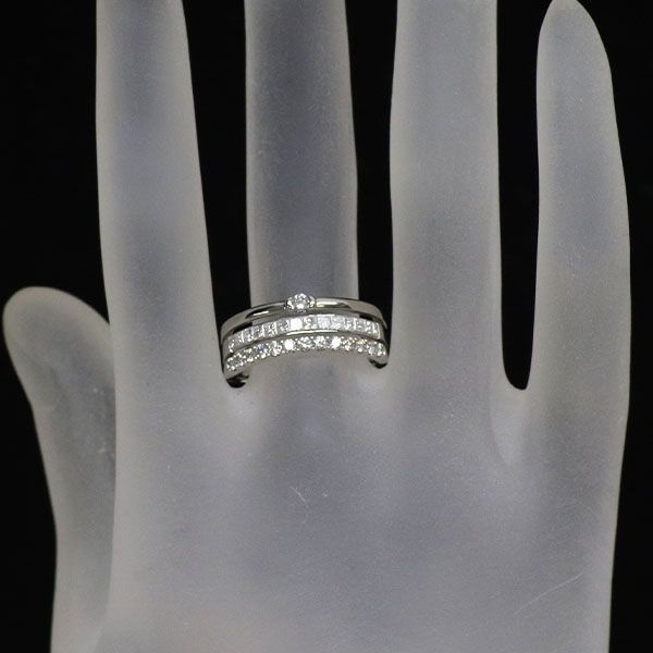 美品 GSTV K18WG ダイヤモンド パヴェリング D:0.60ct GSTV K18WG ダイヤモンド リング 0.60ct - メルカリ