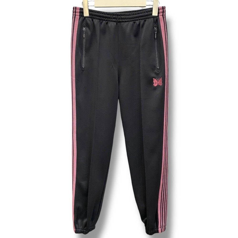 NEEDLES Zipped Track Pant Poly Smooth XSサイズ ブラック ピンク