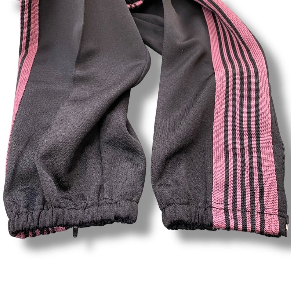 NEEDLES Zipped Track Pant Poly Smooth XSサイズ ブラック ピンク