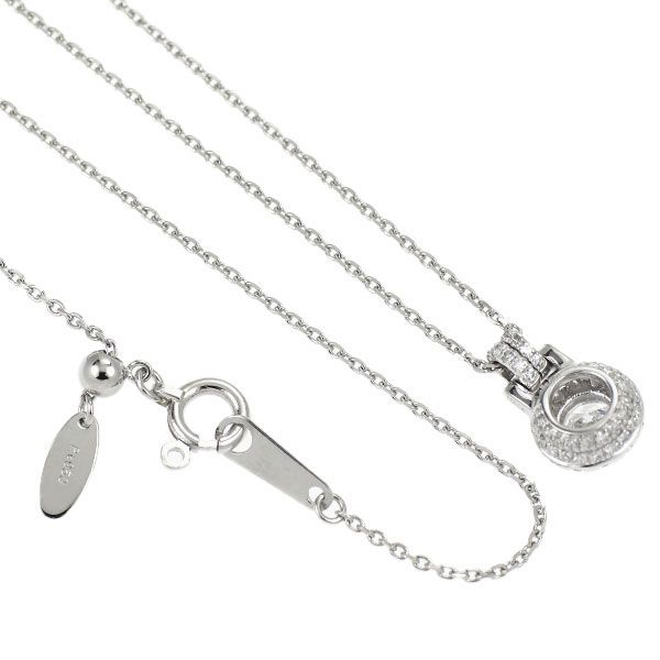Pt 950 ダイヤモンド ペンダントネックレス 0.25 ct D IF 3 EX