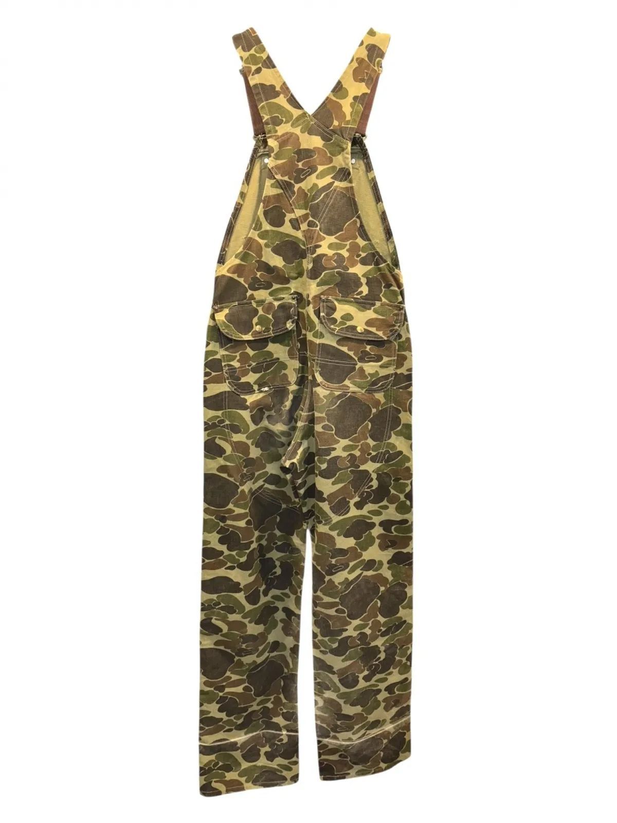 USA製 80s CARHARTT Duck Hunter Camo Overall W32 L34 カーハート