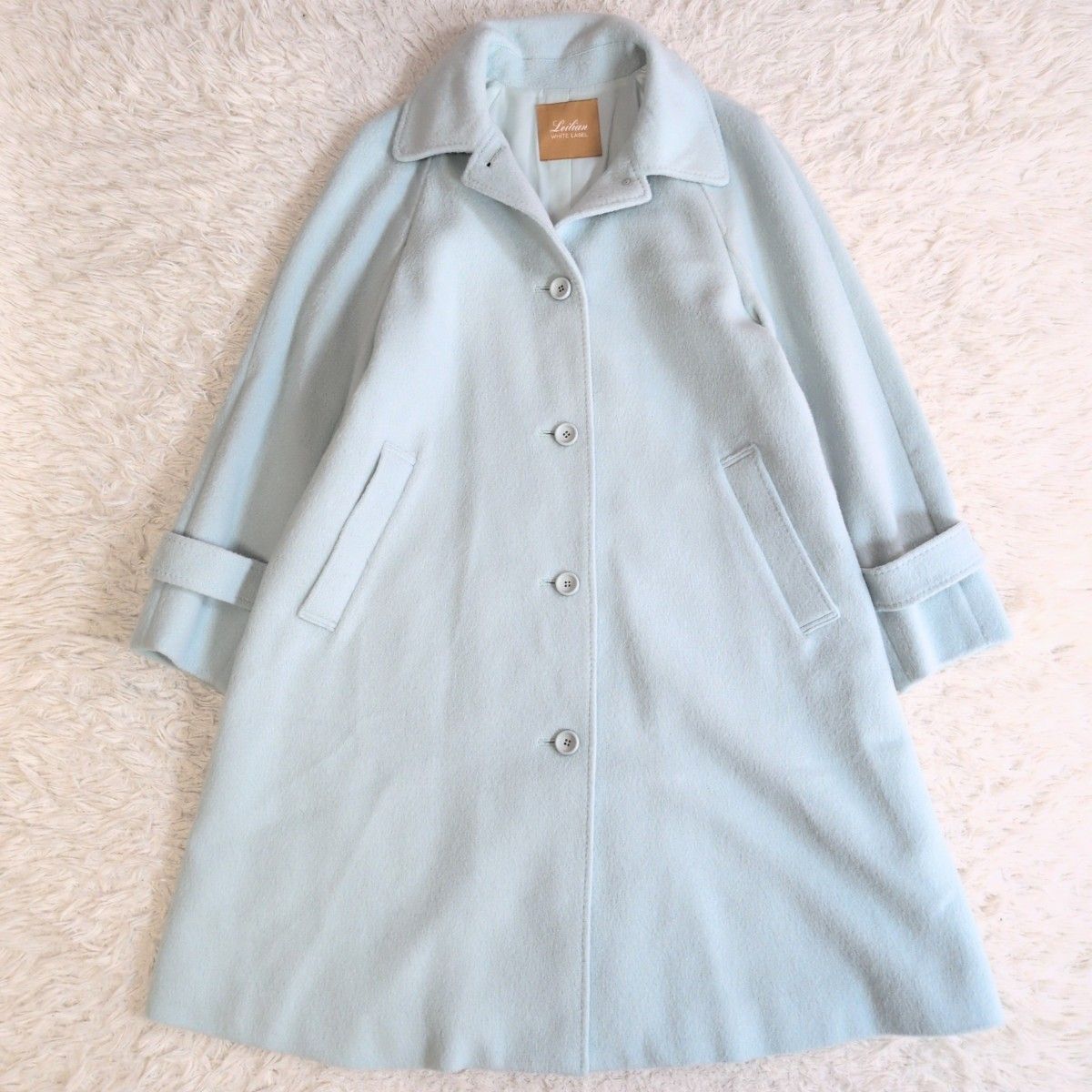 美品✨ LEILIAN レリアン WHITE LABEL ホワイトレーベル アンゴラ混