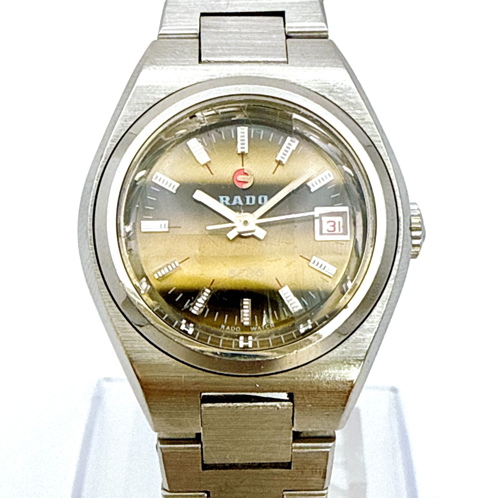 A 102 アンティーク RADO BERG ラドー ベルグ カットガラス風防 自動巻き機械式 レディースウォッチ