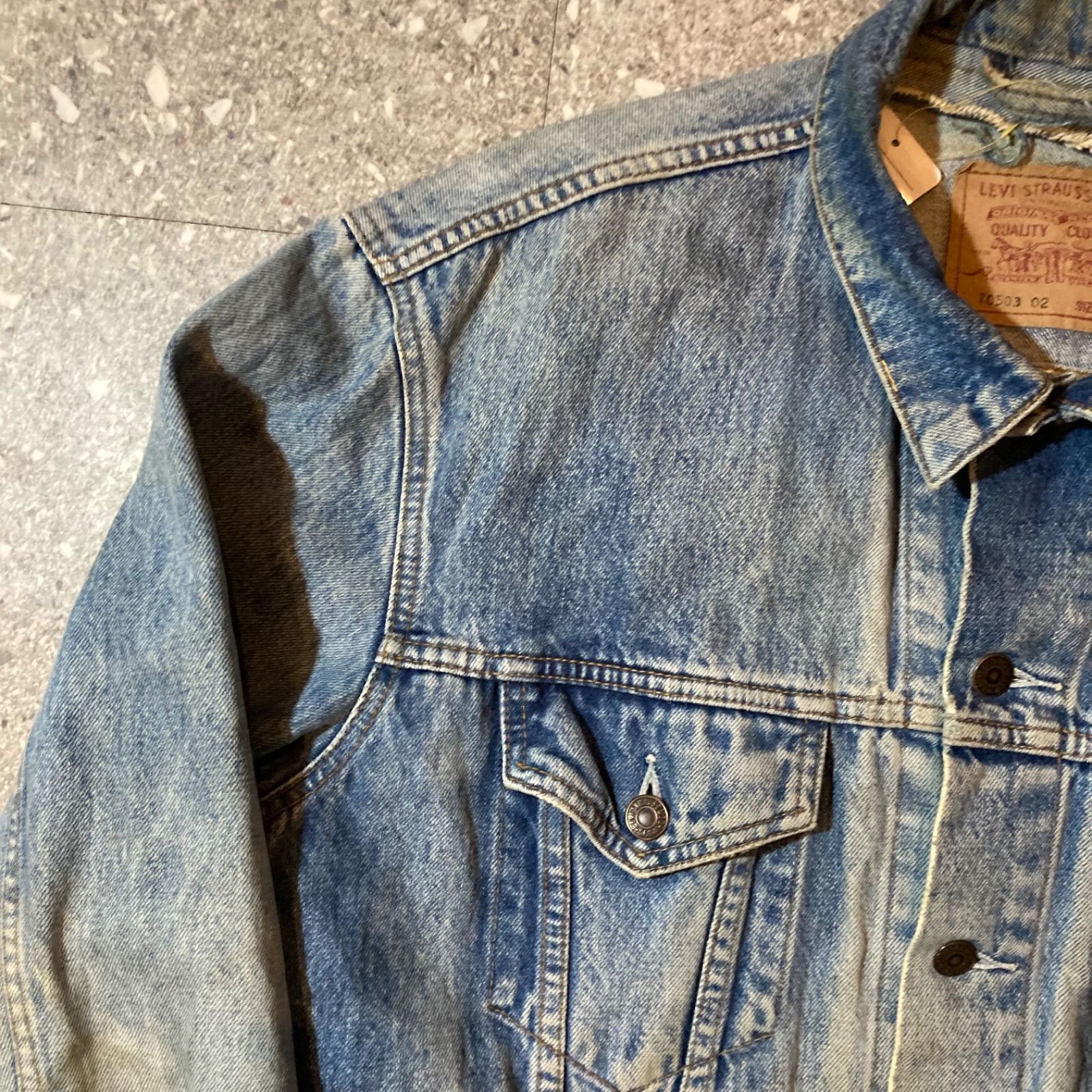 90s Levis 70503-02 Euro denim jacket size XL/ 90年代製 ユーロ