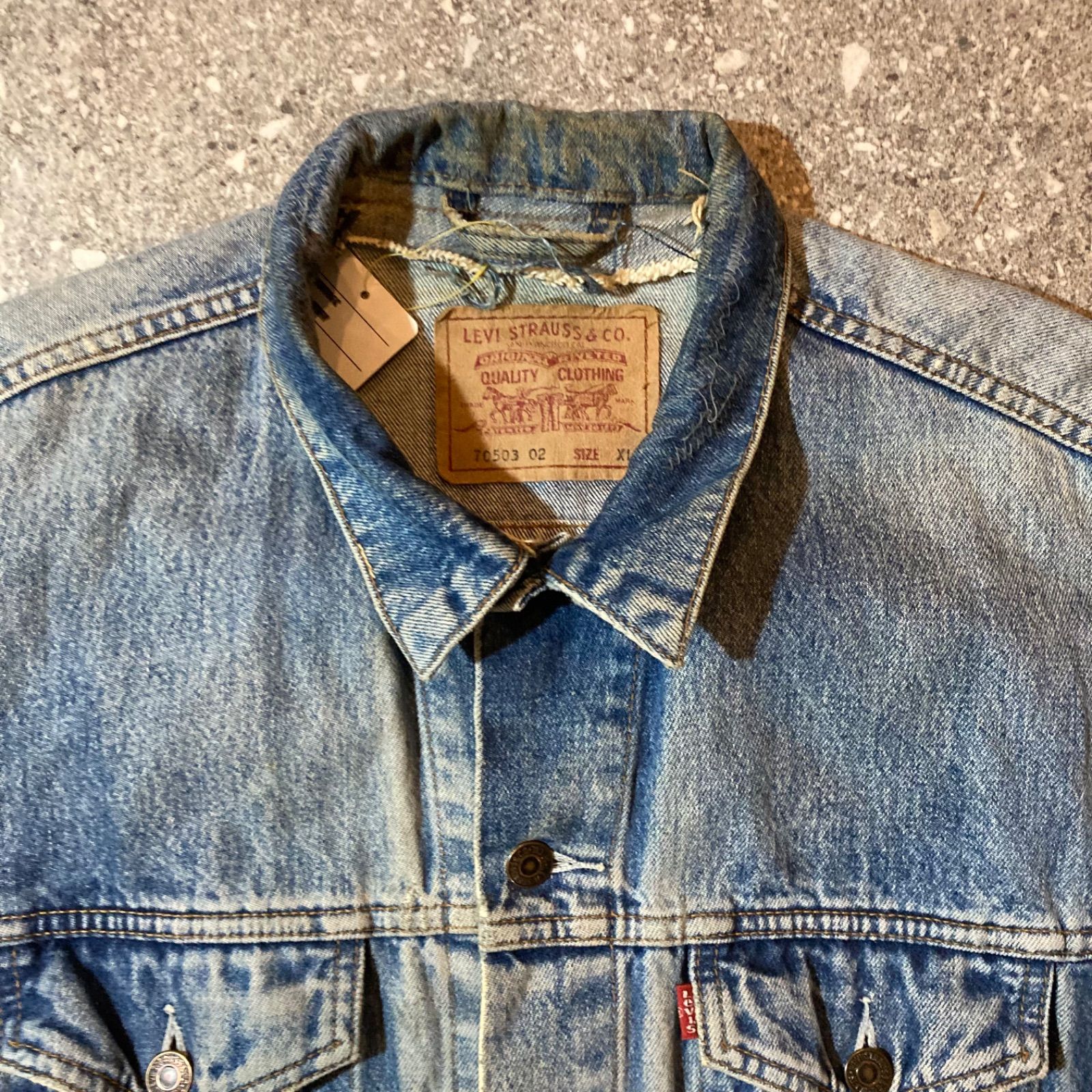 90s Levis 70503-02 Euro denim jacket size XL/ 90年代製 ユーロ