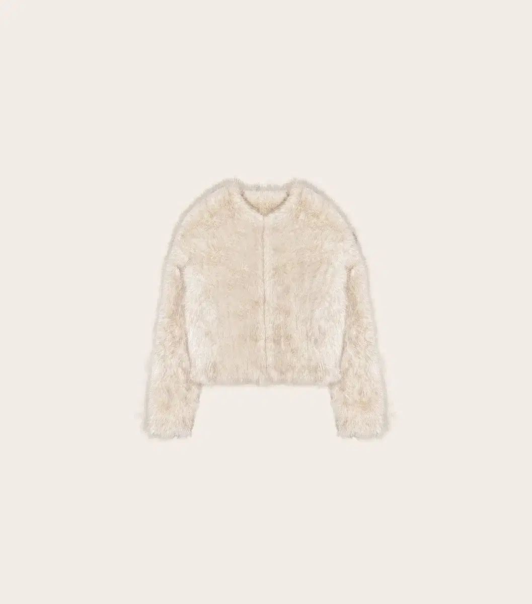 Barbie ファージャケット ベージュ