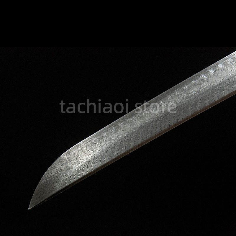 送料無料】ダマスカス鋼 日本刀 居合刀 非実用品 工芸品 武器模型 高級
