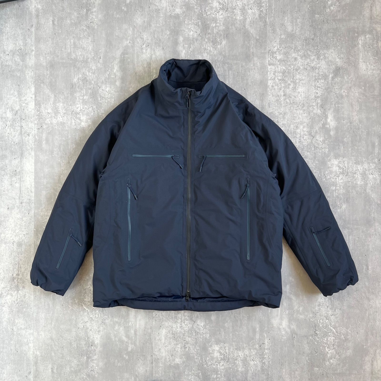 DAIWA LIFESTYLE ダイワ PUFF JACKET ダウンジャケット 防風・防水 ネイビー Lサイズ タグ・収納袋あり - メルカリ