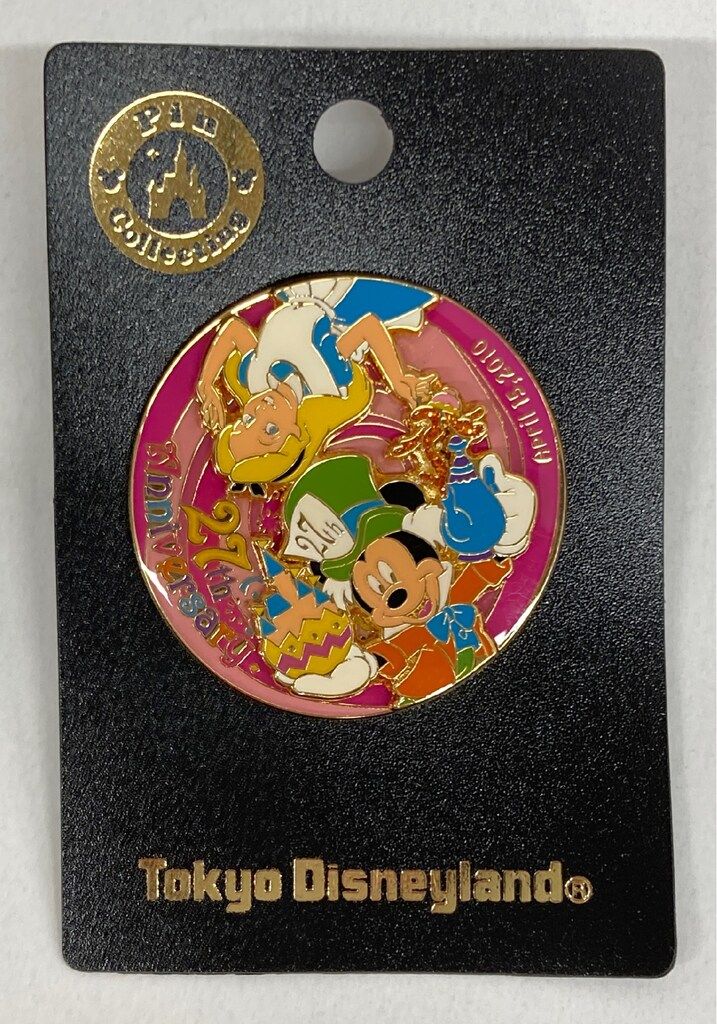 東京ディズニーランド ピンバッジ TDR27周年 ふしぎの国のアリス 27