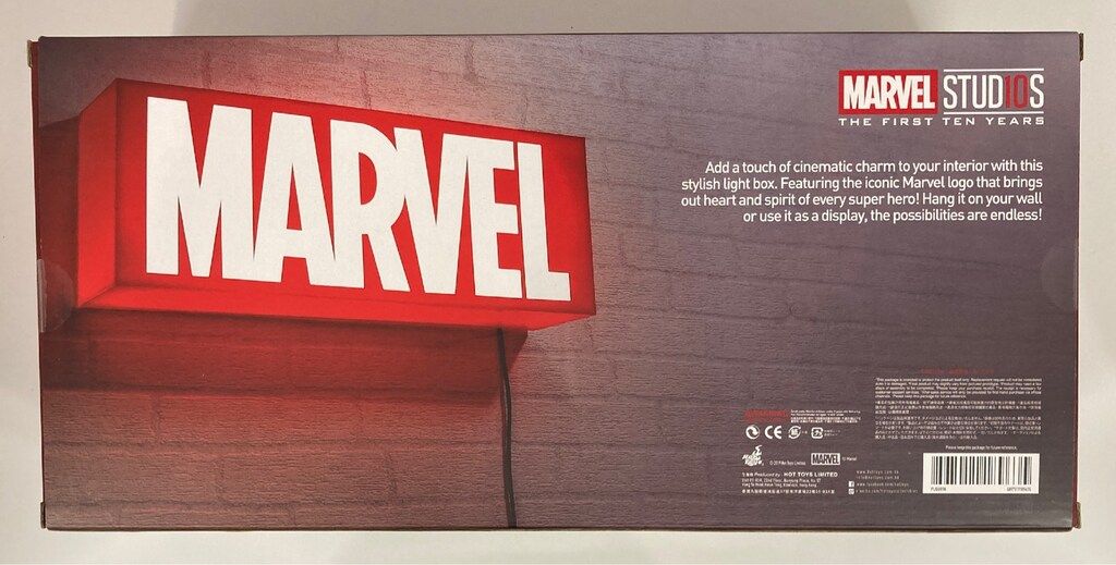 HOTTOYS MARVEL STUDIOS / THE FIRST TEN YEARS ショップ LIGHT BOX $_