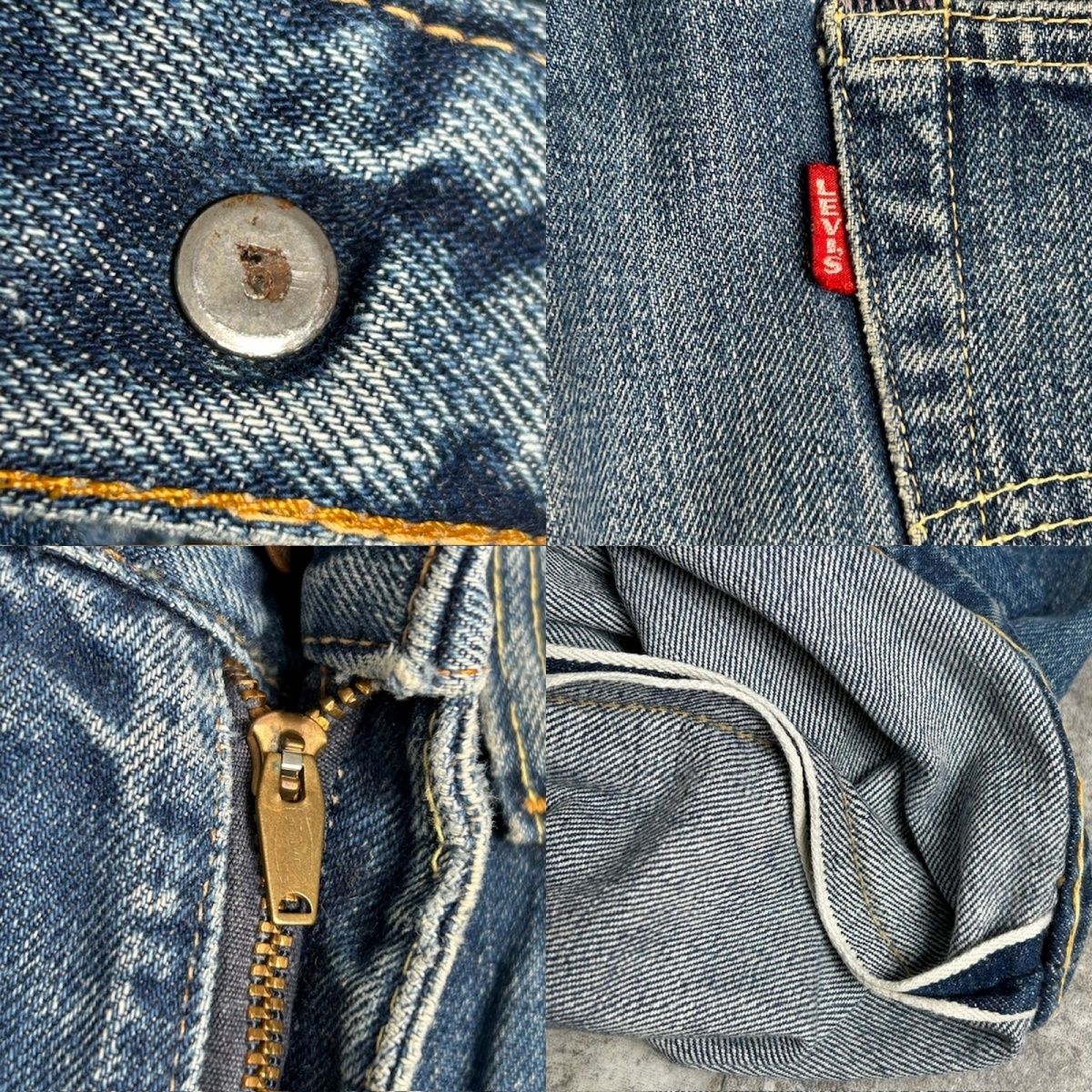 LEVI'S リーバイス 60's 70's 505 SCOVILL BIG-E W30程 不均等V