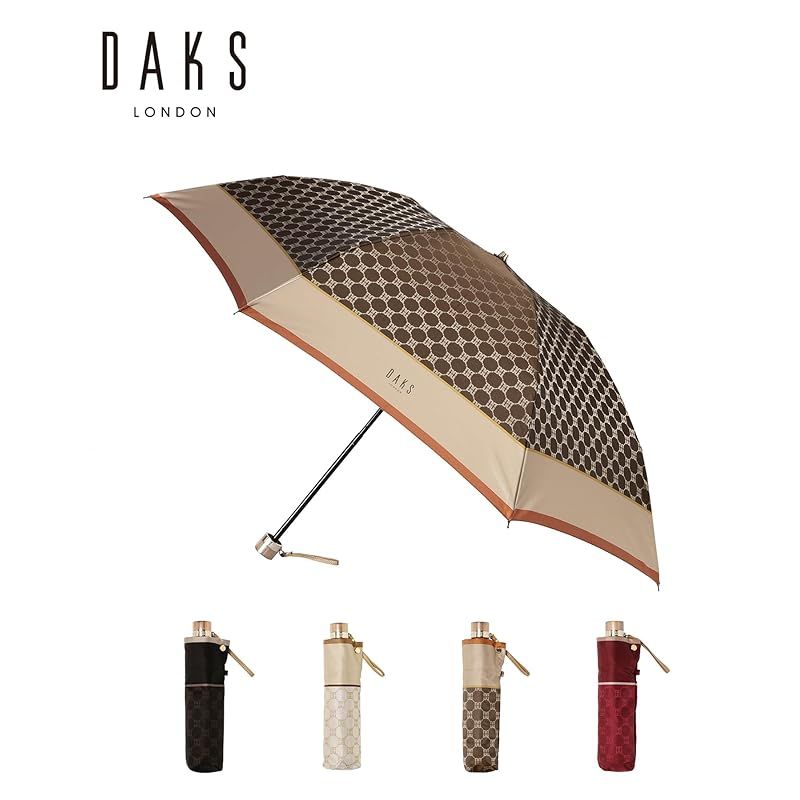  ムーンバット ダックス 雨傘 折りたたみ傘 先染め ジャガード 21 125 11157 02 ベージュ 0 ファッション雑貨 ベビー キッズ