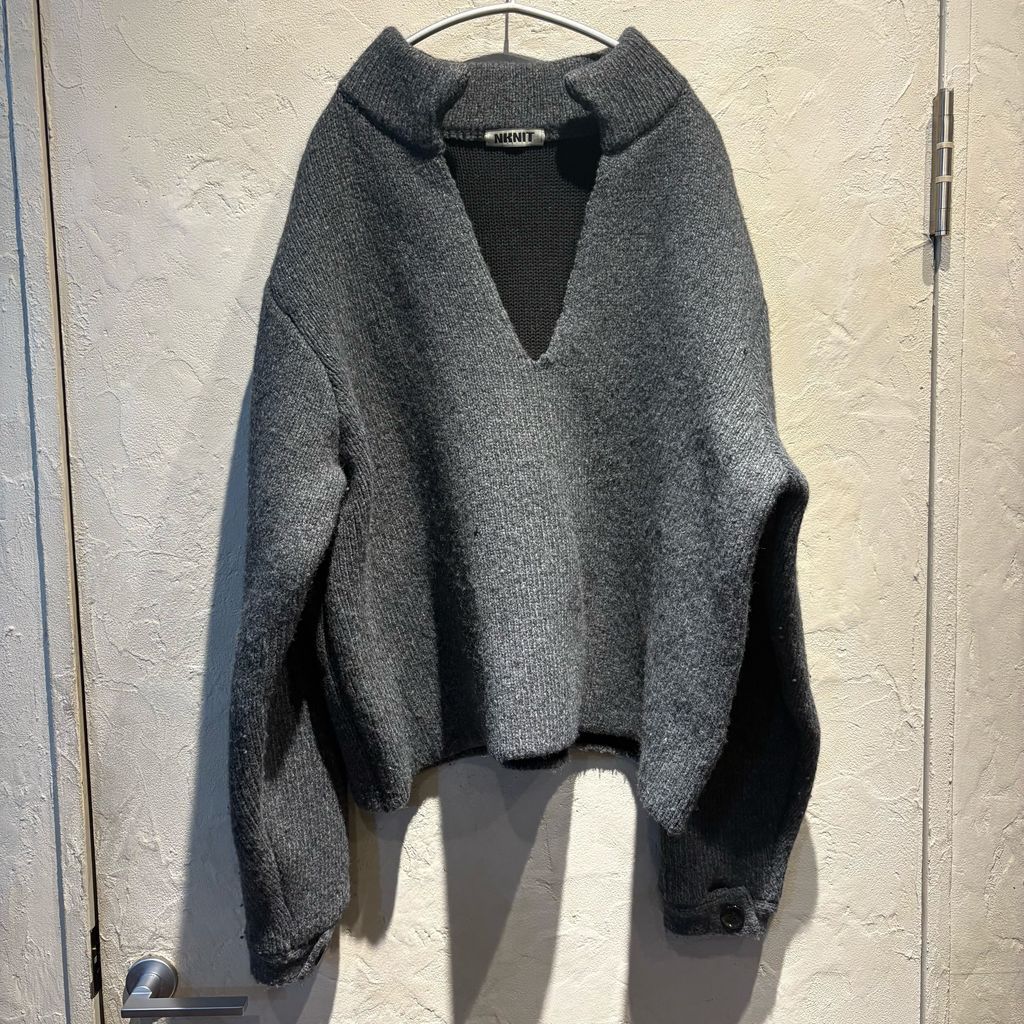 NKNIT ンニット WOOL KNIT ニット 24AW-N029 グレー size:0【代官山A11