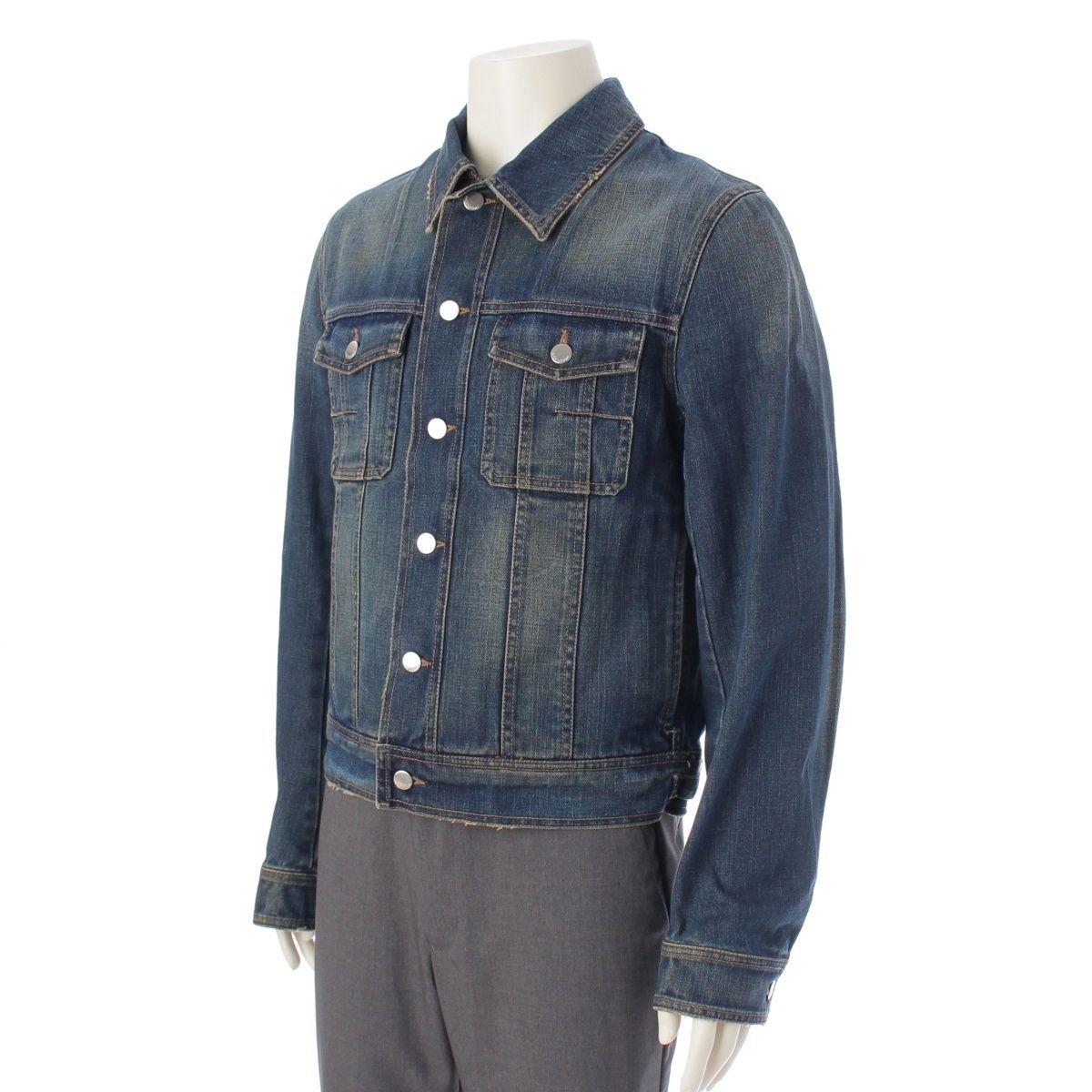 ディオール・オム 05SS コットン エディ期 ダストウォッシュ デニム