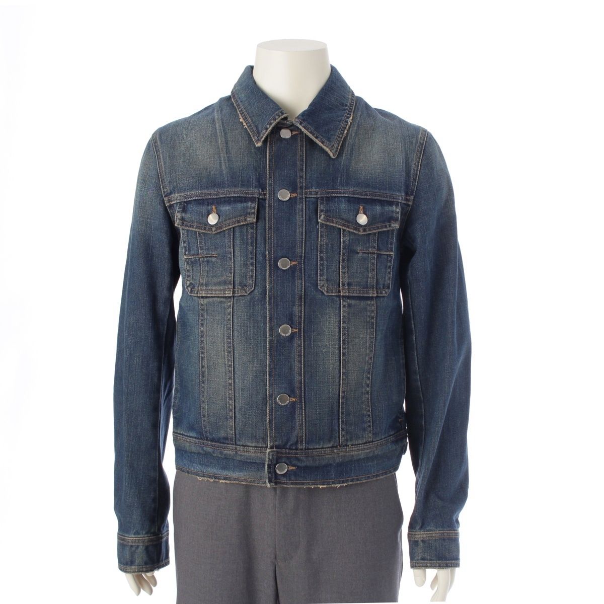 ディオール・オム 05SS コットン エディ期 ダストウォッシュ デニム