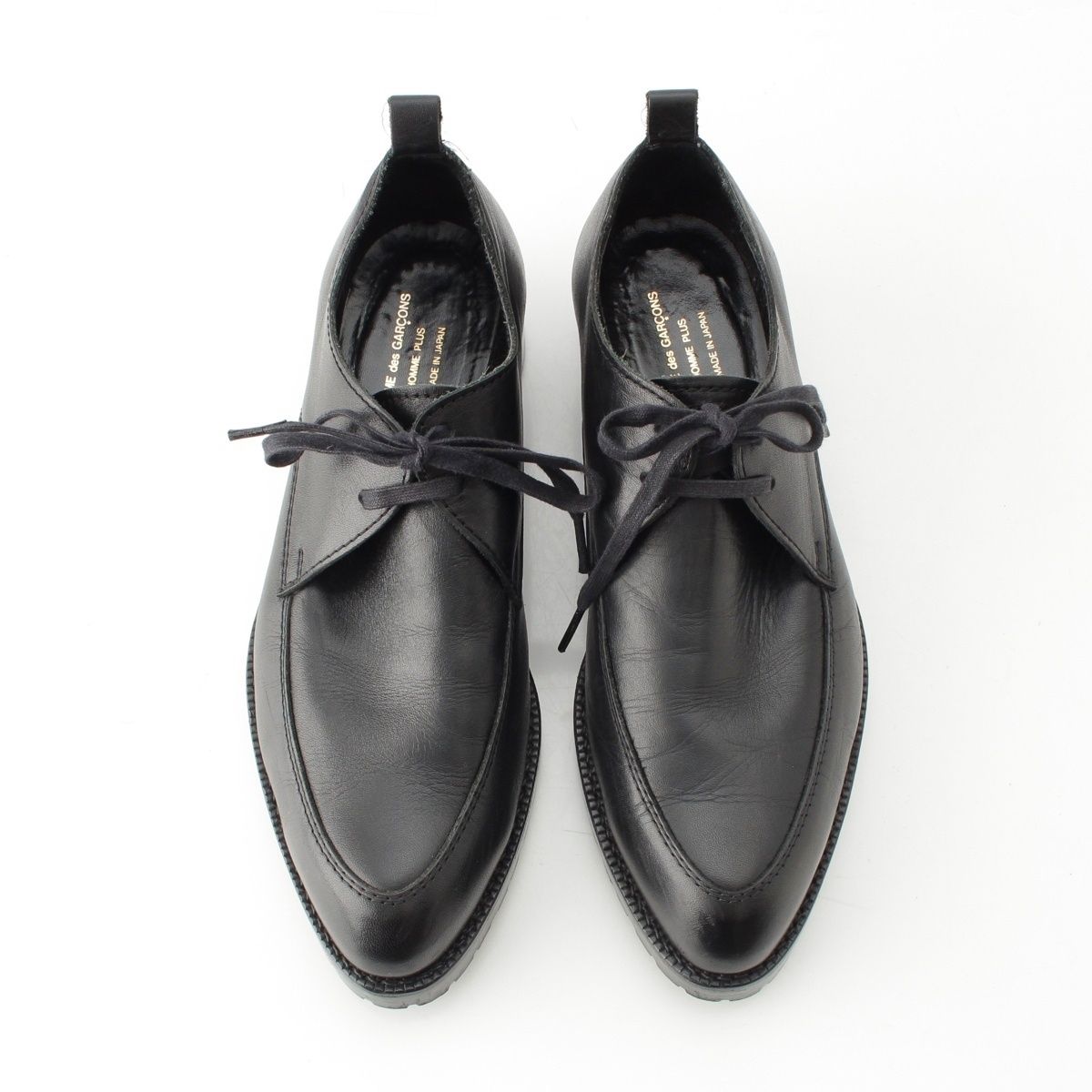 コムデギャルソンオムプリュス レザー 革靴 ドレスシューズ ブラック