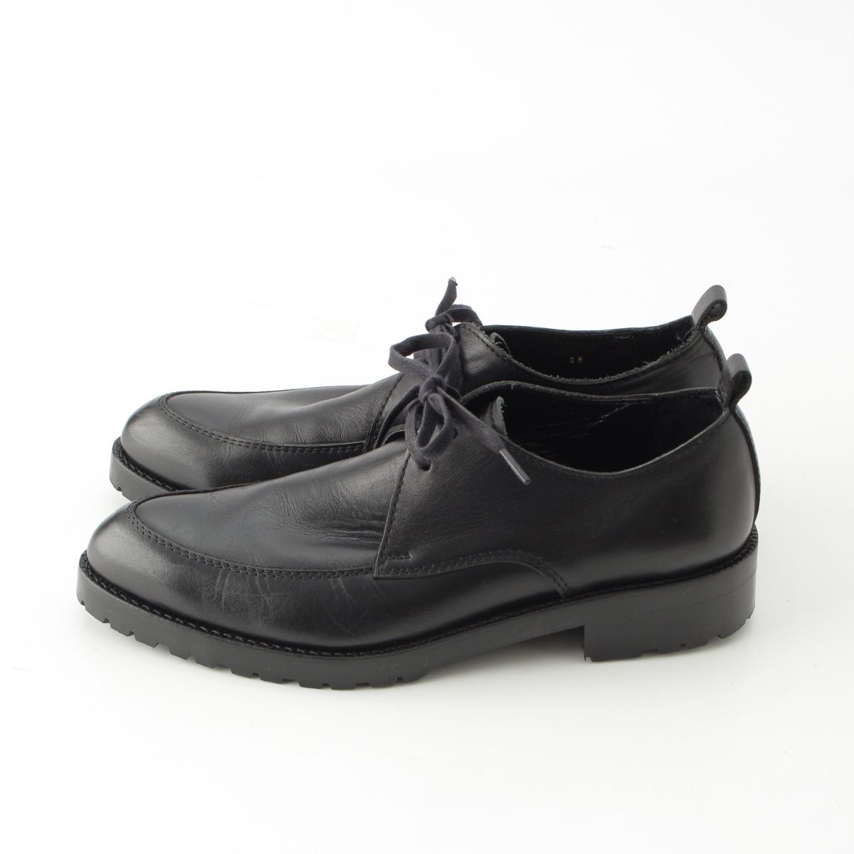 コムデギャルソンオムプリュス レザー 革靴 ドレスシューズ ブラック