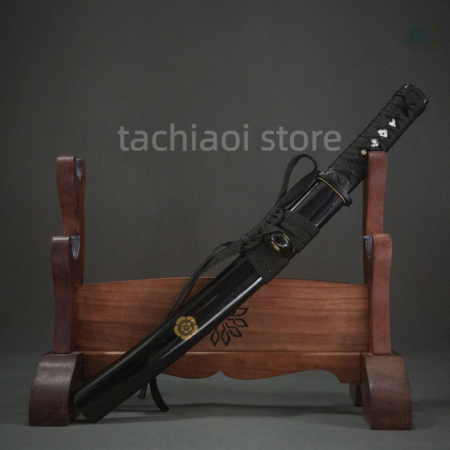 送料無料】手工 脇差 日本刀 非実用品 工芸品 武器模型 高級麻布箱