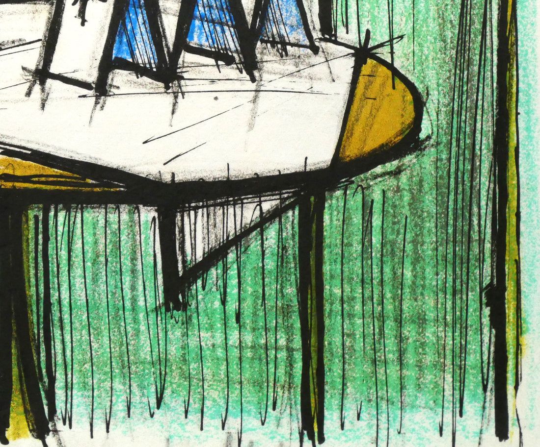 ベルナール ビュッフェ（Bernard BUFFET）「トランプの城」リトグラフ