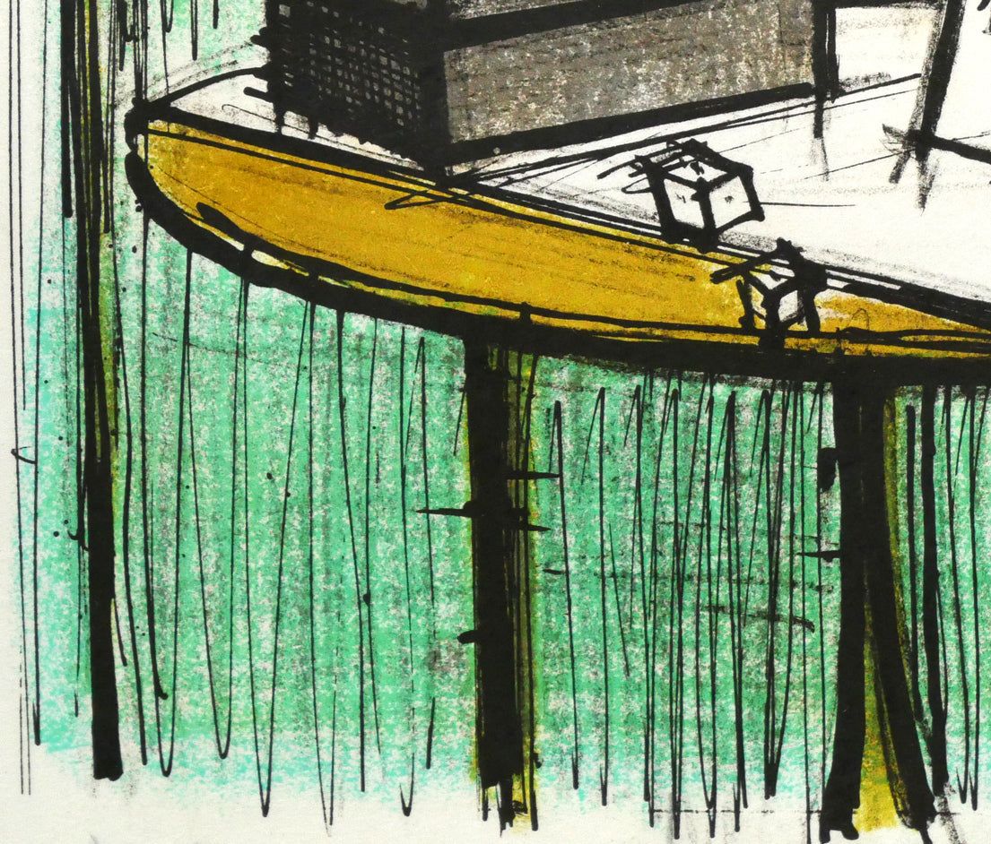 ベルナール ビュッフェ（Bernard BUFFET）「トランプの城」リトグラフ