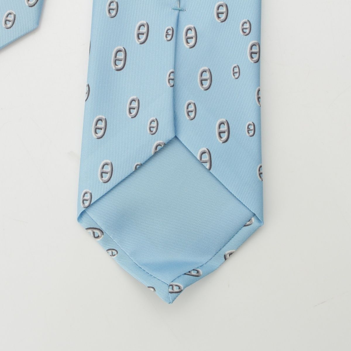 エルメス シルク MAILLON PANDA シェーヌダンクル パンダ ネクタイ