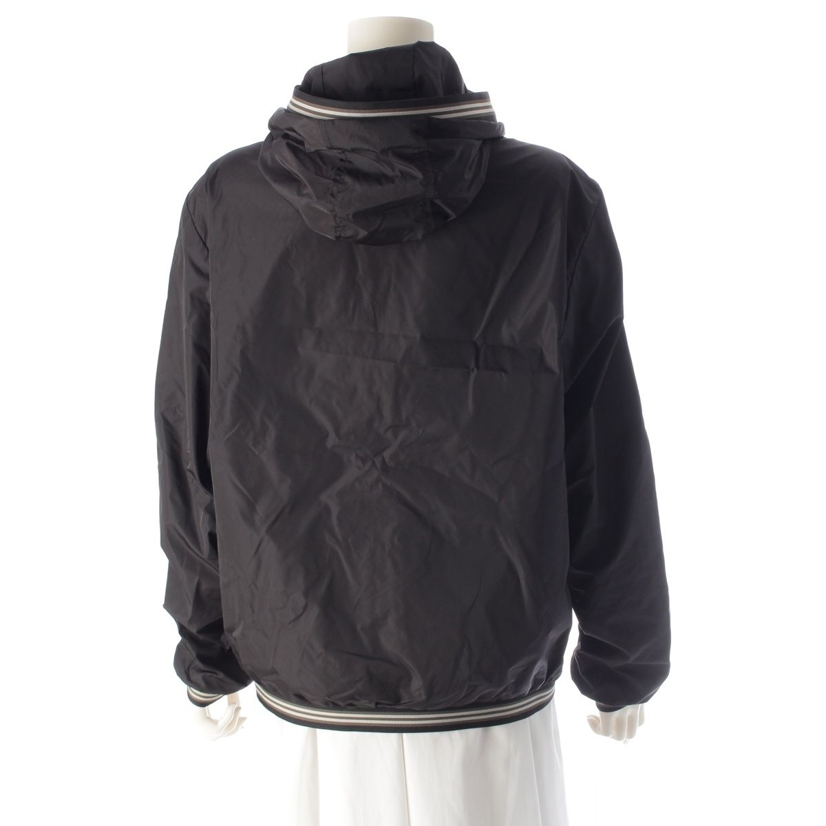 モンクレール 18年 JEANCLAUDE ナイロン フード付きジップアップ