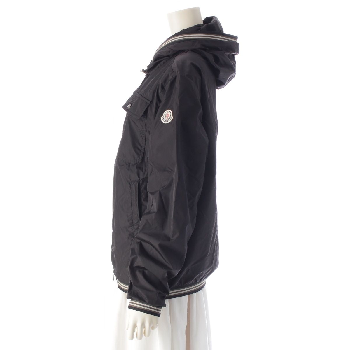 モンクレール 18年 JEANCLAUDE ナイロン フード付きジップアップ