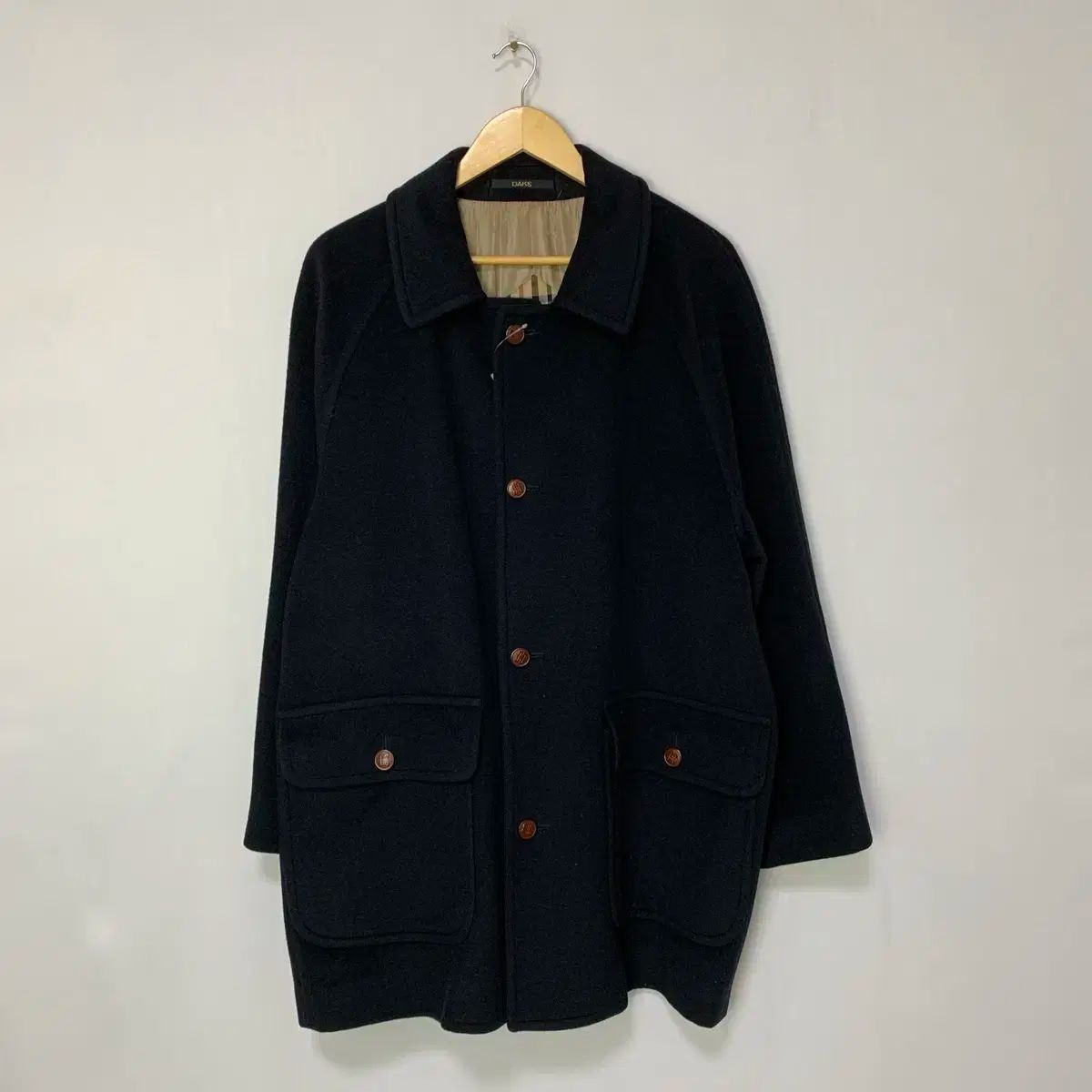 DAKS - コート ヴィンテージ ダックス ウール ボタン | ロング 40年代 