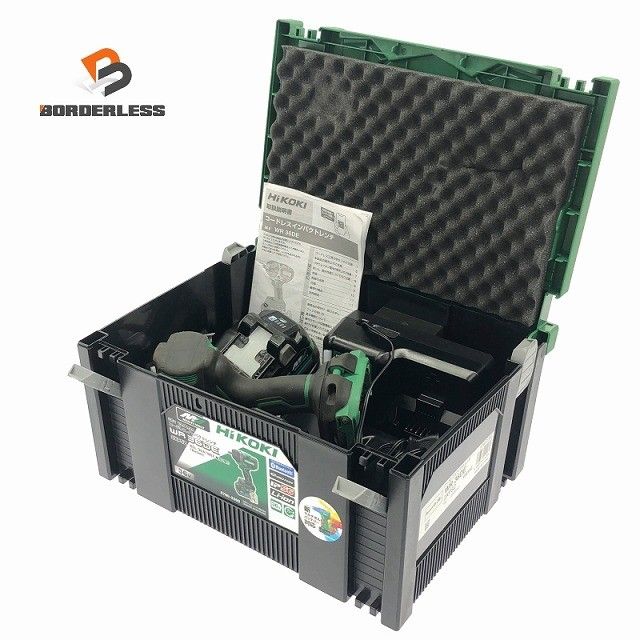 品 Hikoki ハイコーキ コードレスインパクトレンチ WR 36 DE 2 XPSZ バッテリ 充電器 ケース 締め付け工具118784