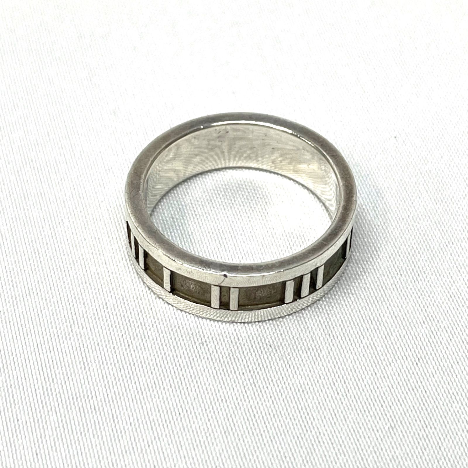 Bランク】 Tiffany ティファニー ATLAS アトラス リング シルバー