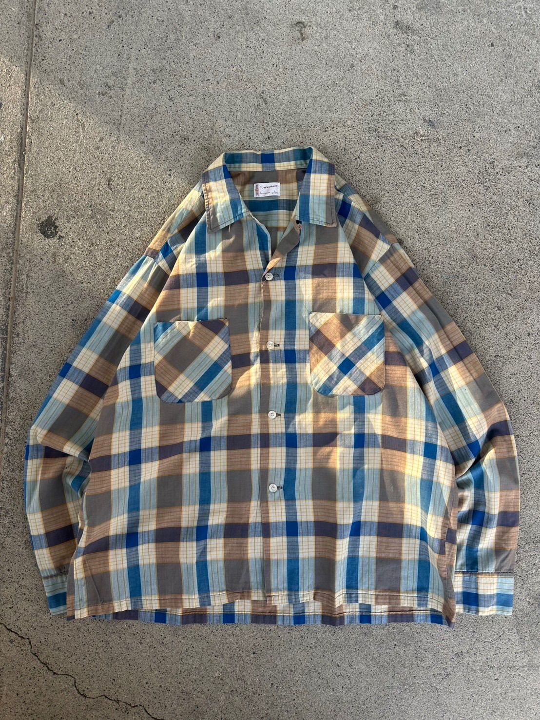 60s？penneys TOWNCRAFT 開襟シャツ DEADSTOCK 60's Penney's 