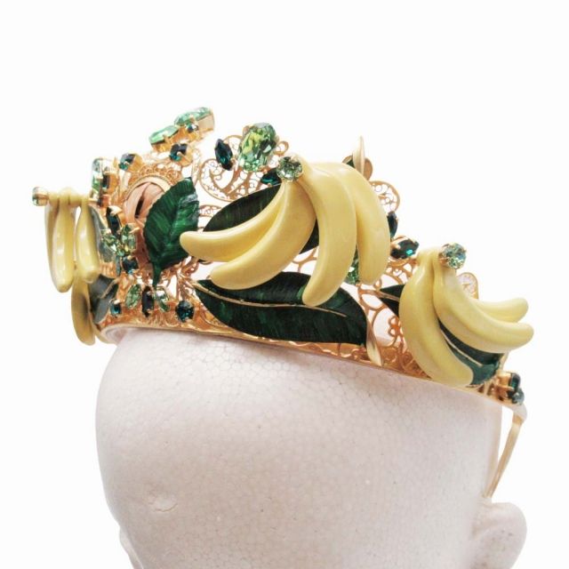 美品 ドルチェ&ガッバーナ ドルガバ DOLCE&GABBANA ティアラ 王冠