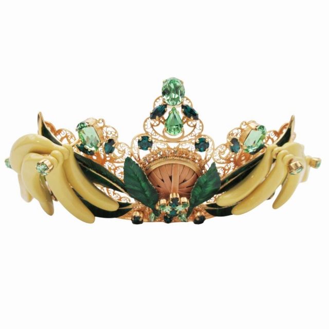 美品 ドルチェ&ガッバーナ ドルガバ DOLCE&GABBANA ティアラ 王冠