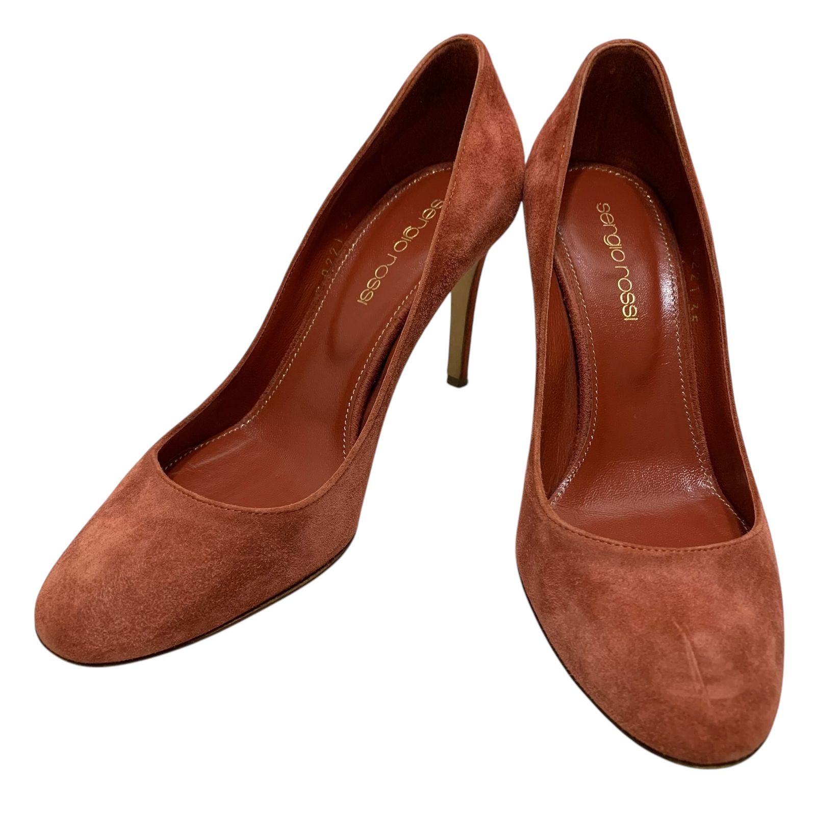 美品】セルジオロッシ (22) パンプス ピンヒール アーモンドトゥ