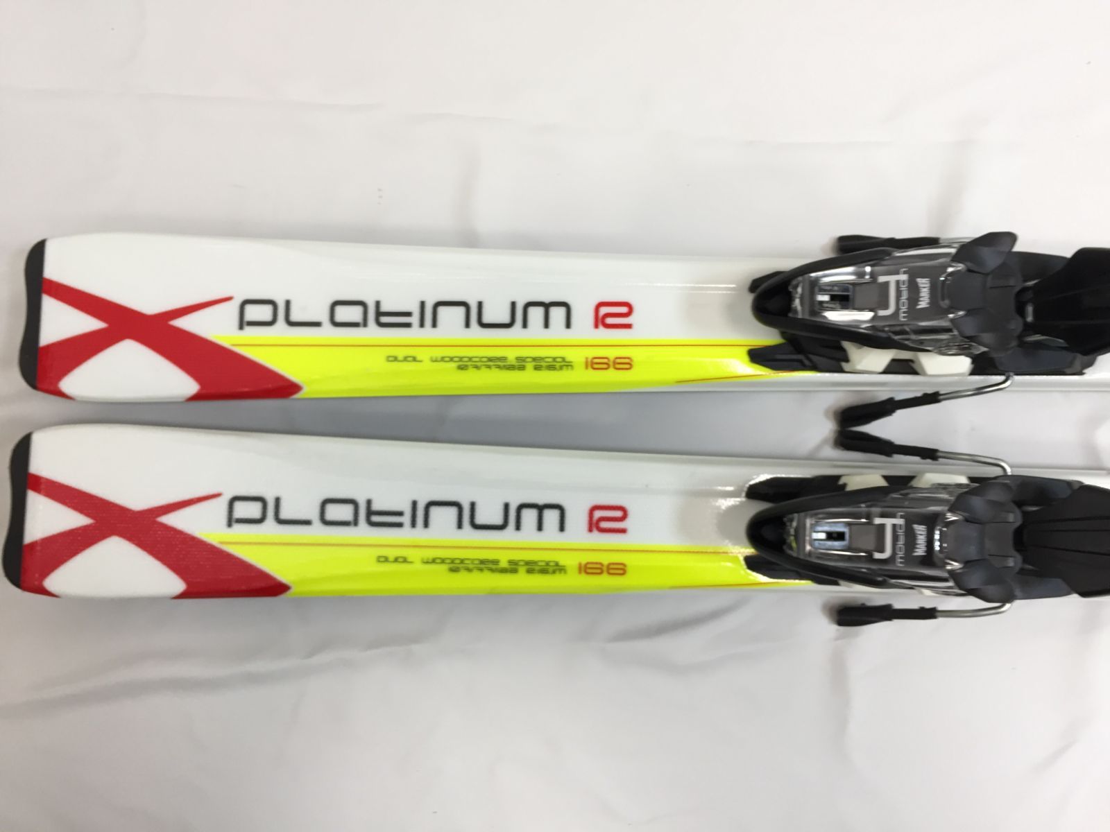 ◆ スキー Volkl Platinum R 166 カービングスキー スキー板 ◇ Volkl Platinum R 166 cm + MARKER motion 4 スライド式
