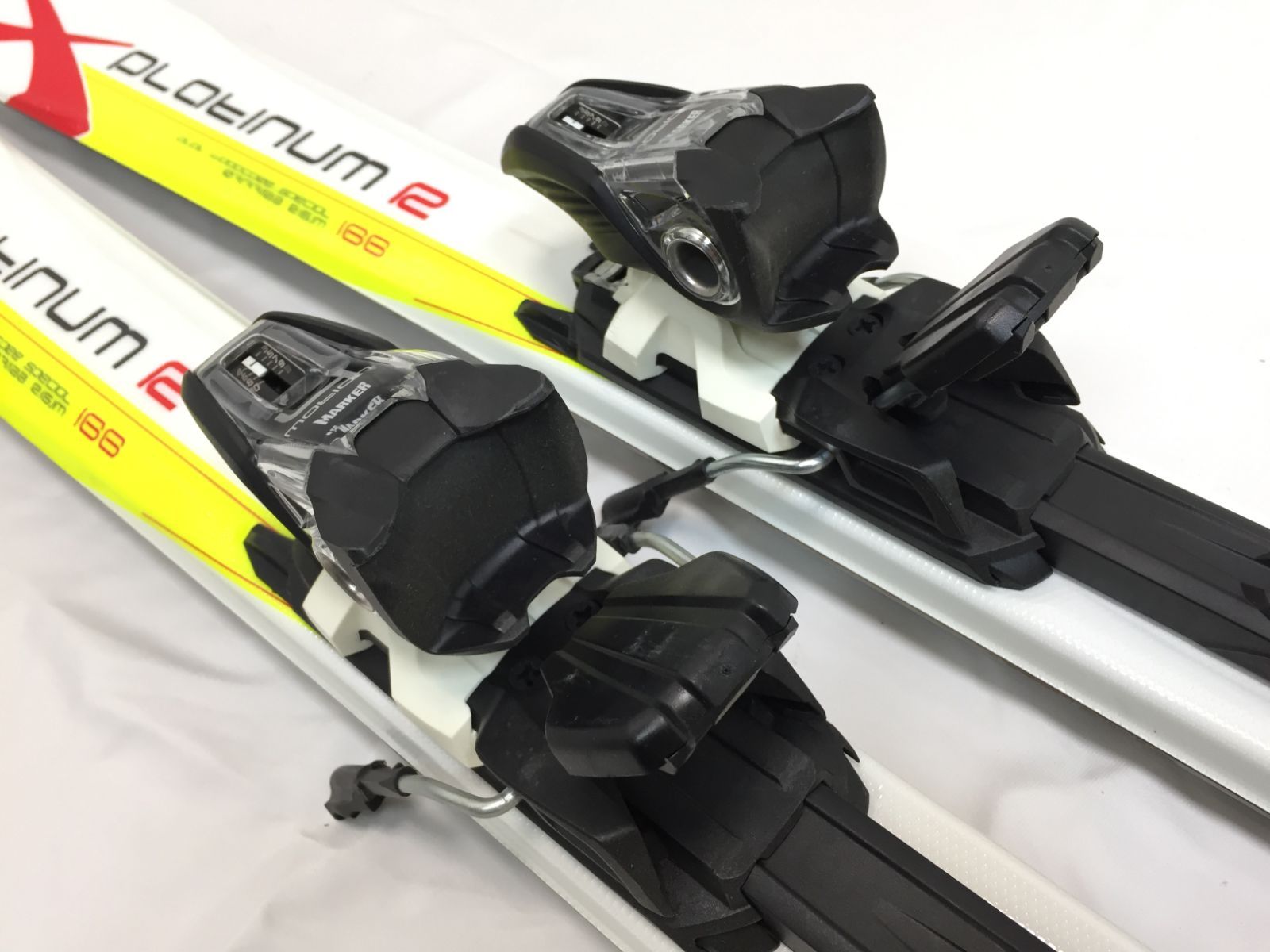 ◆ スキー Volkl Platinum R 166 カービングスキー スキー板 ◇ Volkl Platinum R 166 cm + MARKER motion 4 スライド式