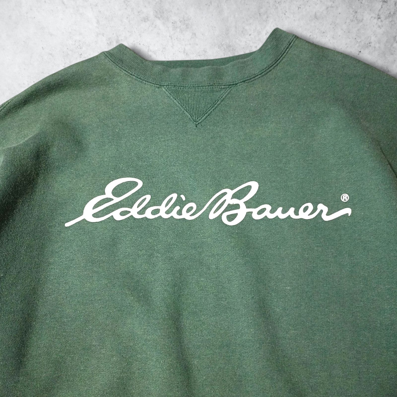 Eddie Bauer エディーバウアー 80s 90s 前V ガゼット スウェット