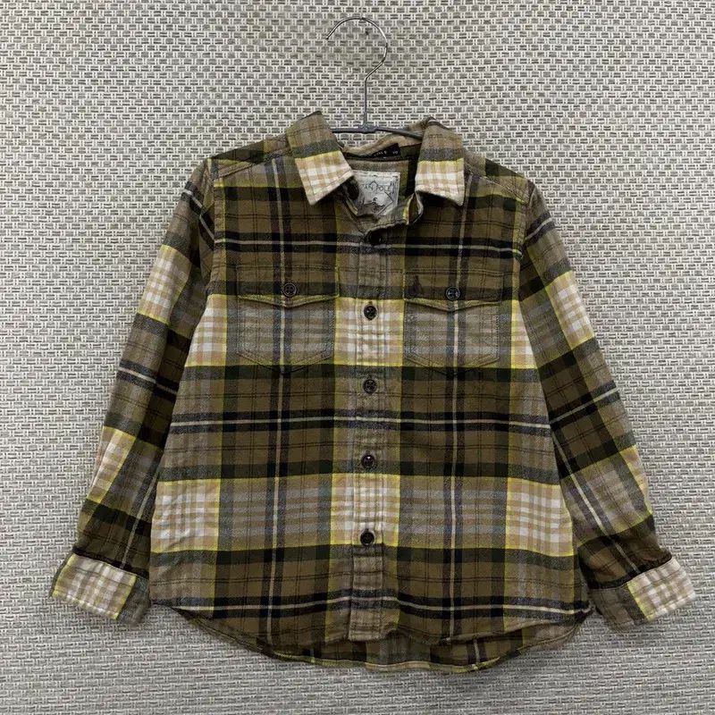 お買い得，送料無料 BEAN POLE キッズ 刺繍 ロゴ 長袖 シャツ 110 B00116 その他