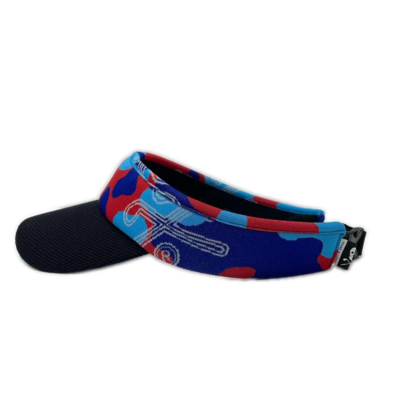 中古 マークアンドロナ MARK&LONA サンバイザー フリー ブルー系