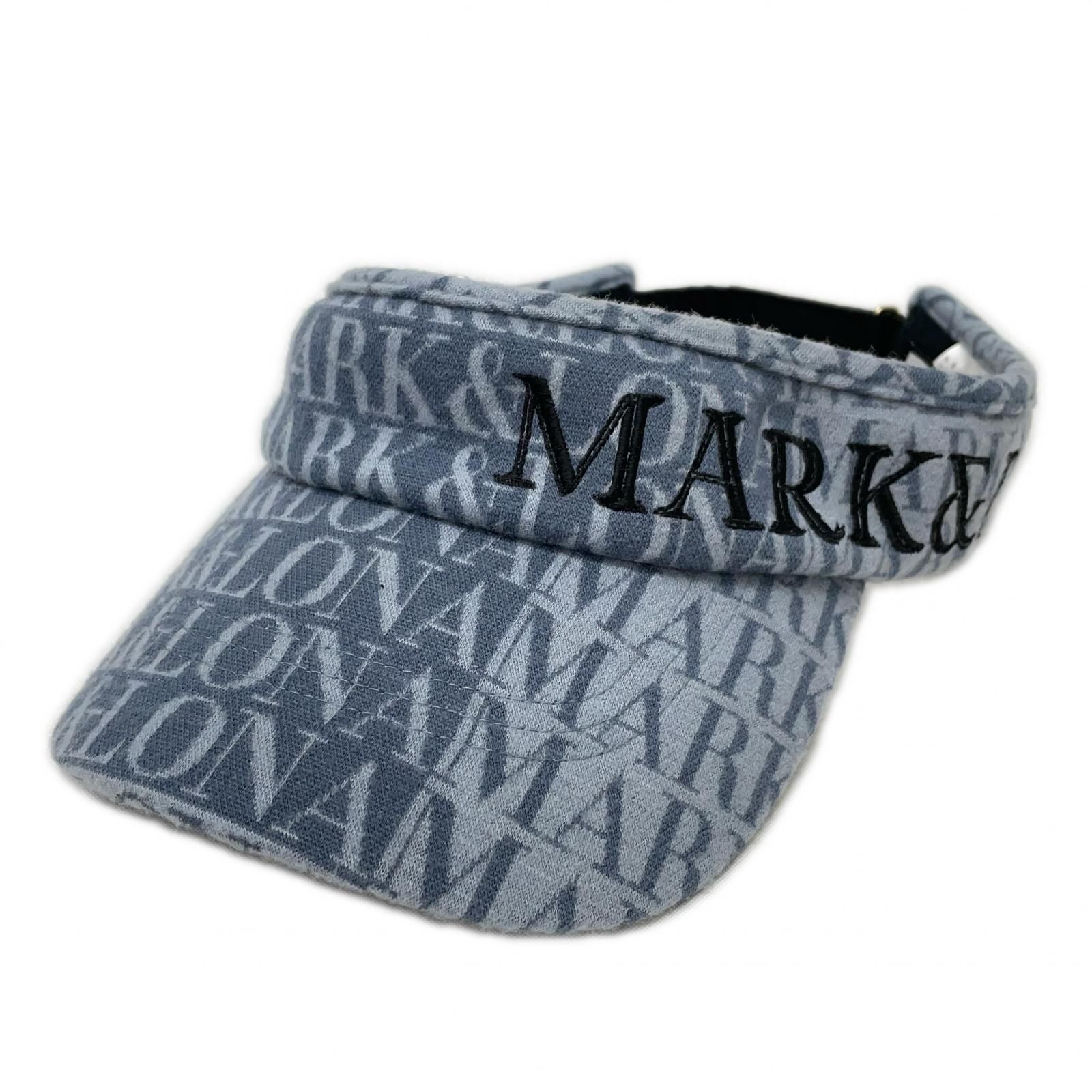 新品　ワッペン✨MARK&LONA マークアンドロナ  サンバイザー キャップ 中古 マークアンドロナ MARK&LONA サンバイザー フリー グレー