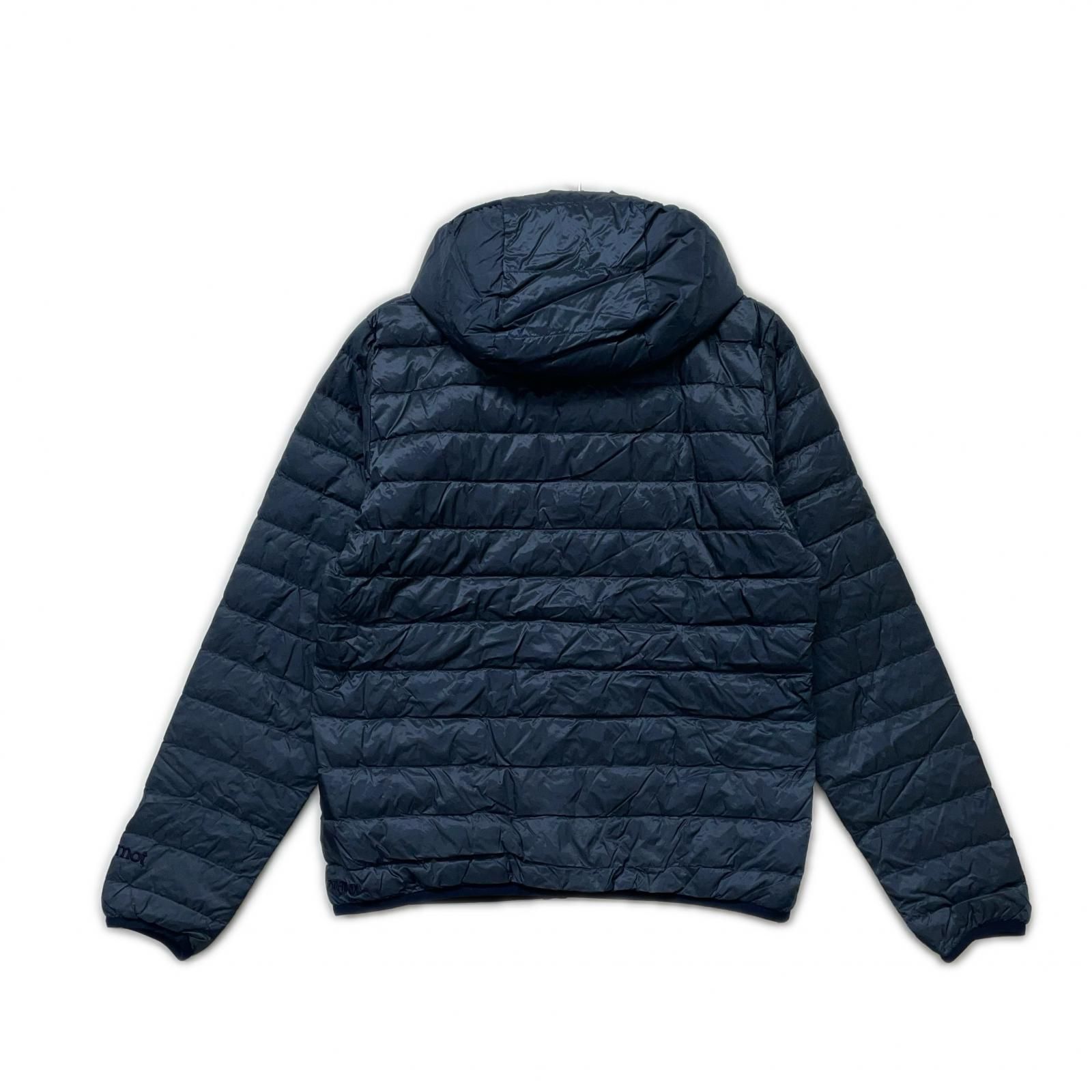 中古 レディース ビームス BEAMS ダウンジャケット 紺 ネイビー Marmot