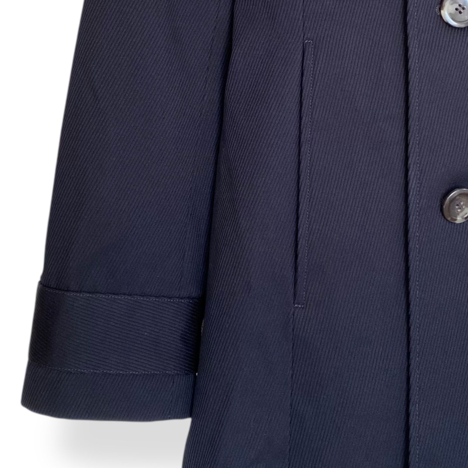 A.P.C. アーペーセー ダークネイビー ダブルブレスト ピーコート