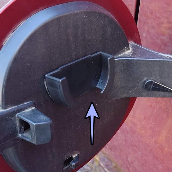 セツコサジテール フィグ さくらんぼ フリル付き黒地赤ドット