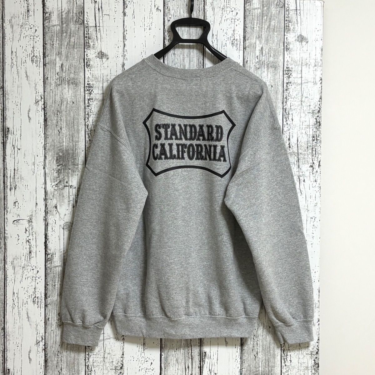 20周年 スタンダードカリフォルニア ×VANS スウェットM グレー キムタク Standard California × Vans 20周年 スエット 灰色 スタンダード