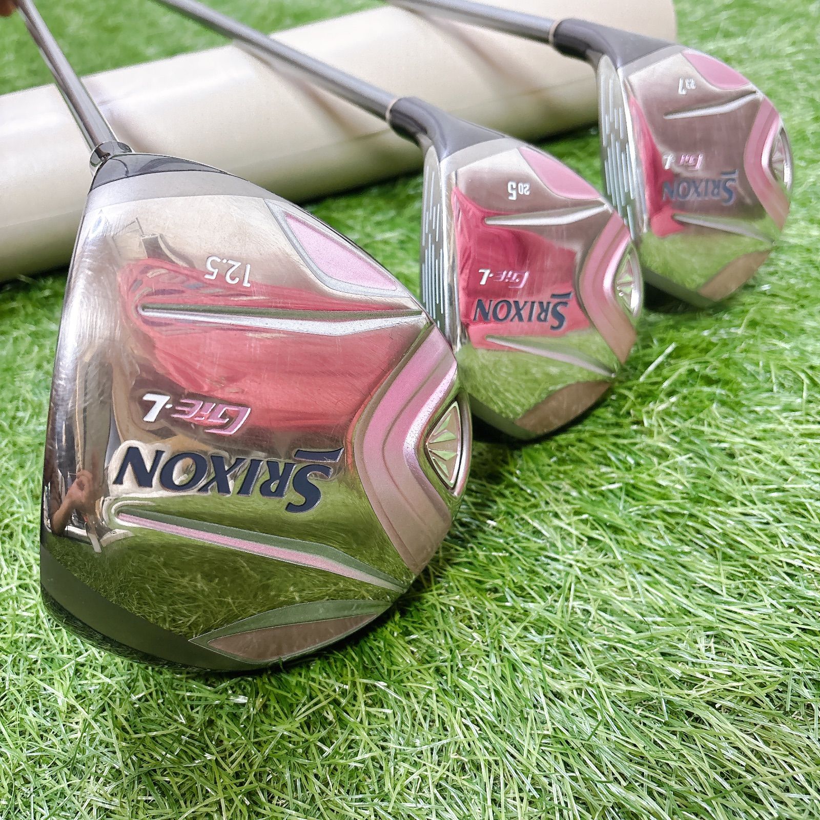 スリクソン GIE-L レディースゴルフ 9本 キャディバッグ付き