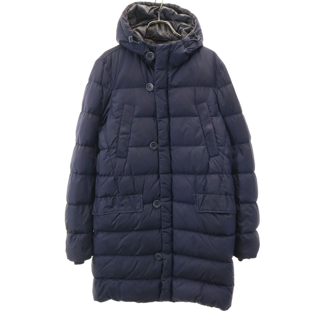 ヘルノ　ダウンコート　46 中古・古着通販】HERNO (ヘルノ) ダウンコート ブラック サイズ:46