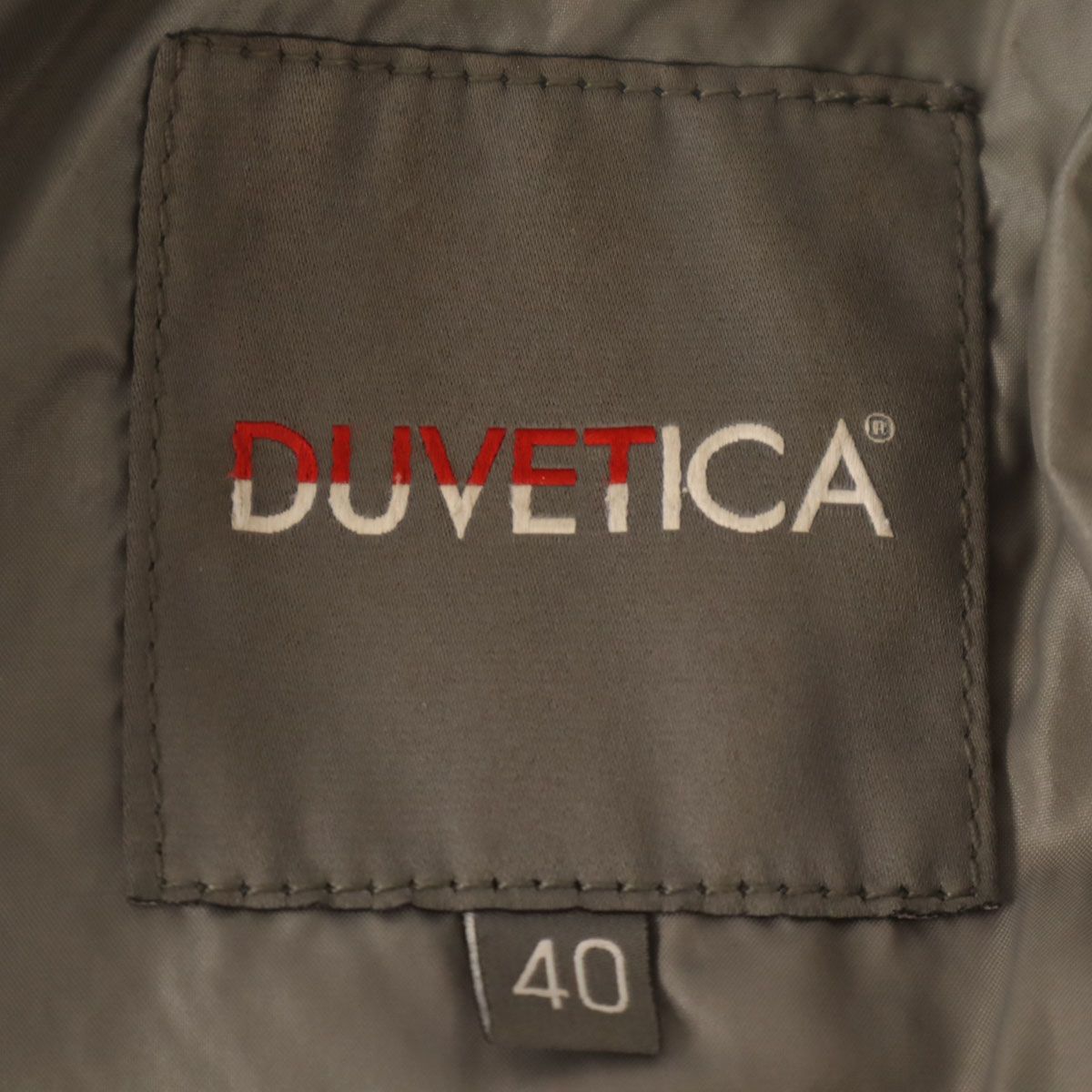 DUVETICA デュベティカ kappa ダウンコート 40 ボルドー ラクーン 
