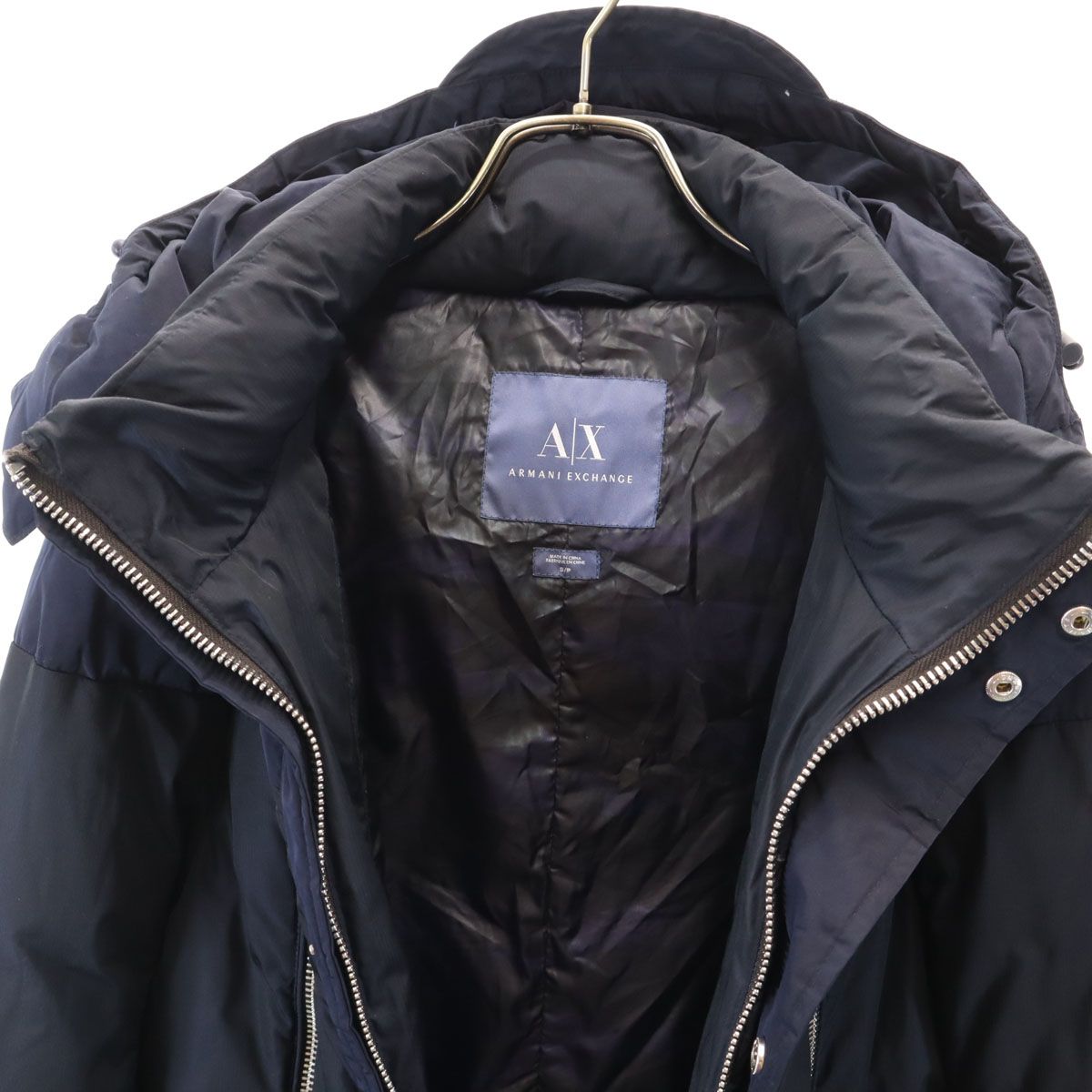 ARMANI EXCHANGE アルマーニエクスチェンジ ダウンコート S ネイビー 