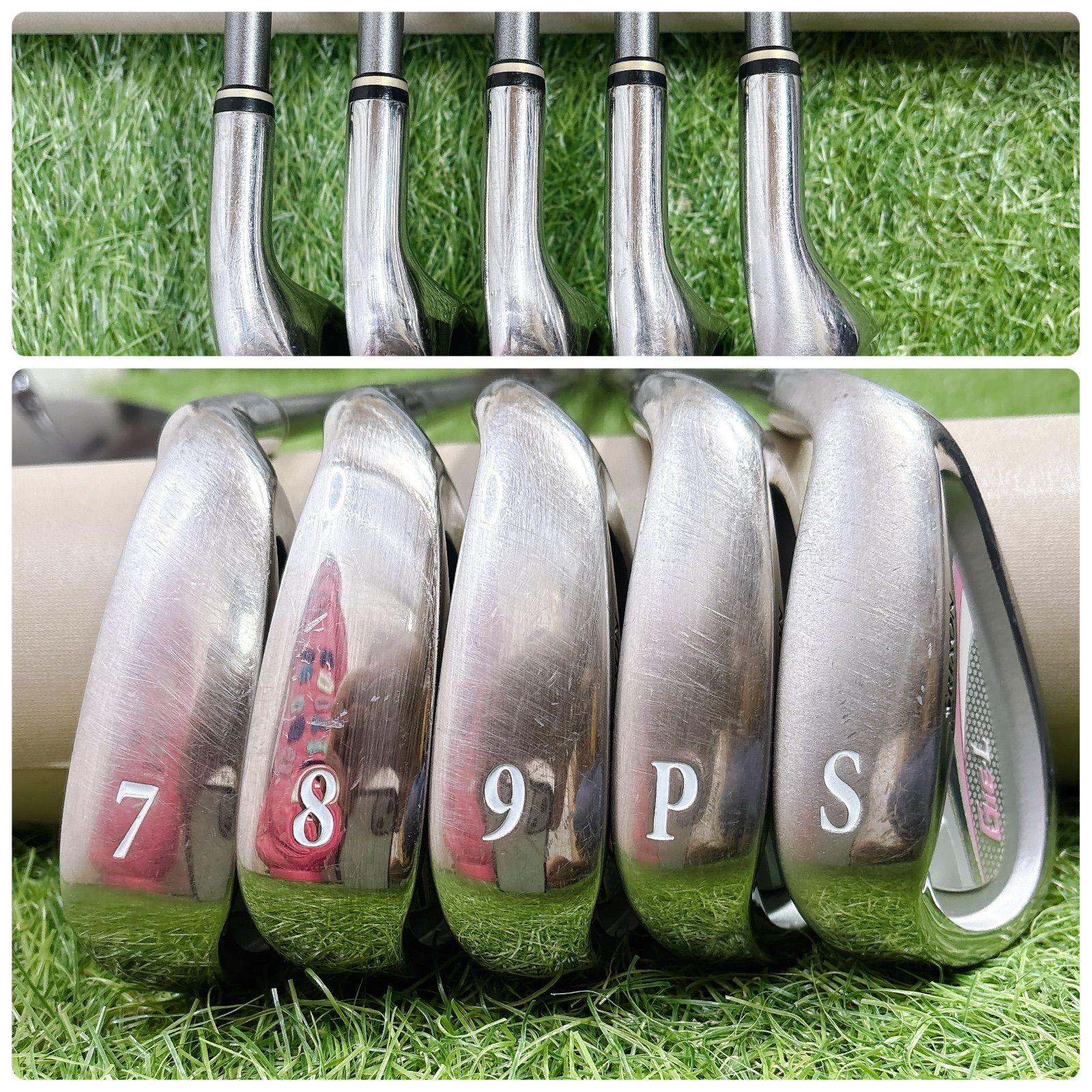 スリクソン GIE-L レディースゴルフ 9本 キャディバッグ付き