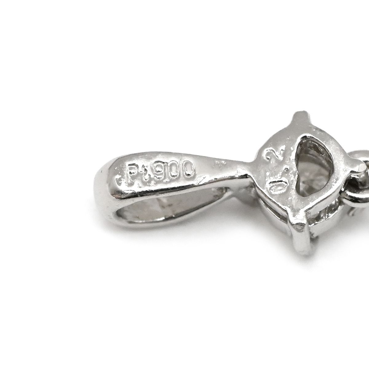 Pt900 3連ダイヤモンドトップ ペンダントトップ ダイヤモンド 3連 0.20ct プラチナシルバー 3P 3石